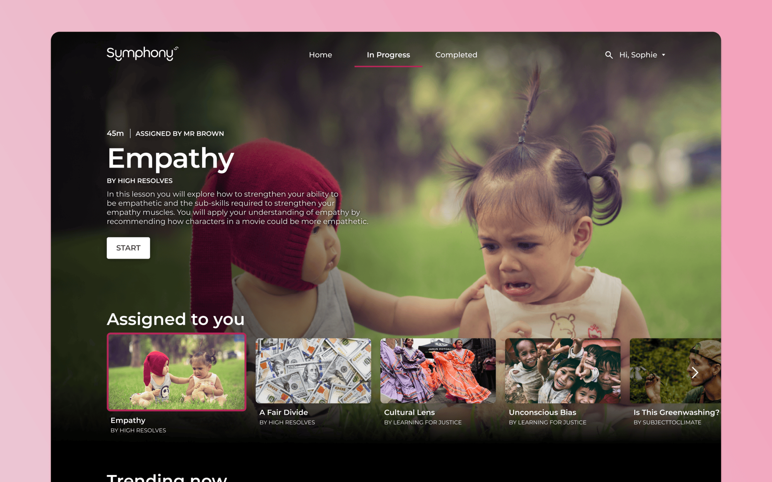 A digital library of learning experiences