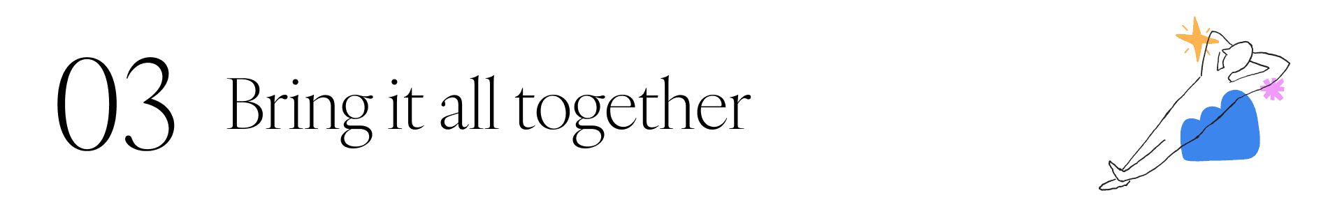 An image banner noting the key principles for designing an award-winning Annual Report front cover design - 03 Bring it all together